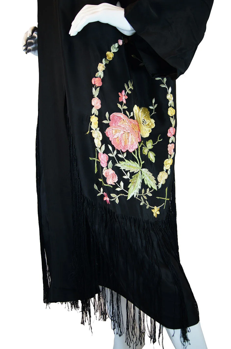 1920s Fringe & Embroidery Flapper Robe