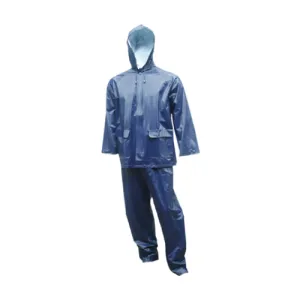 2PC 2XL Navy Rain Suit