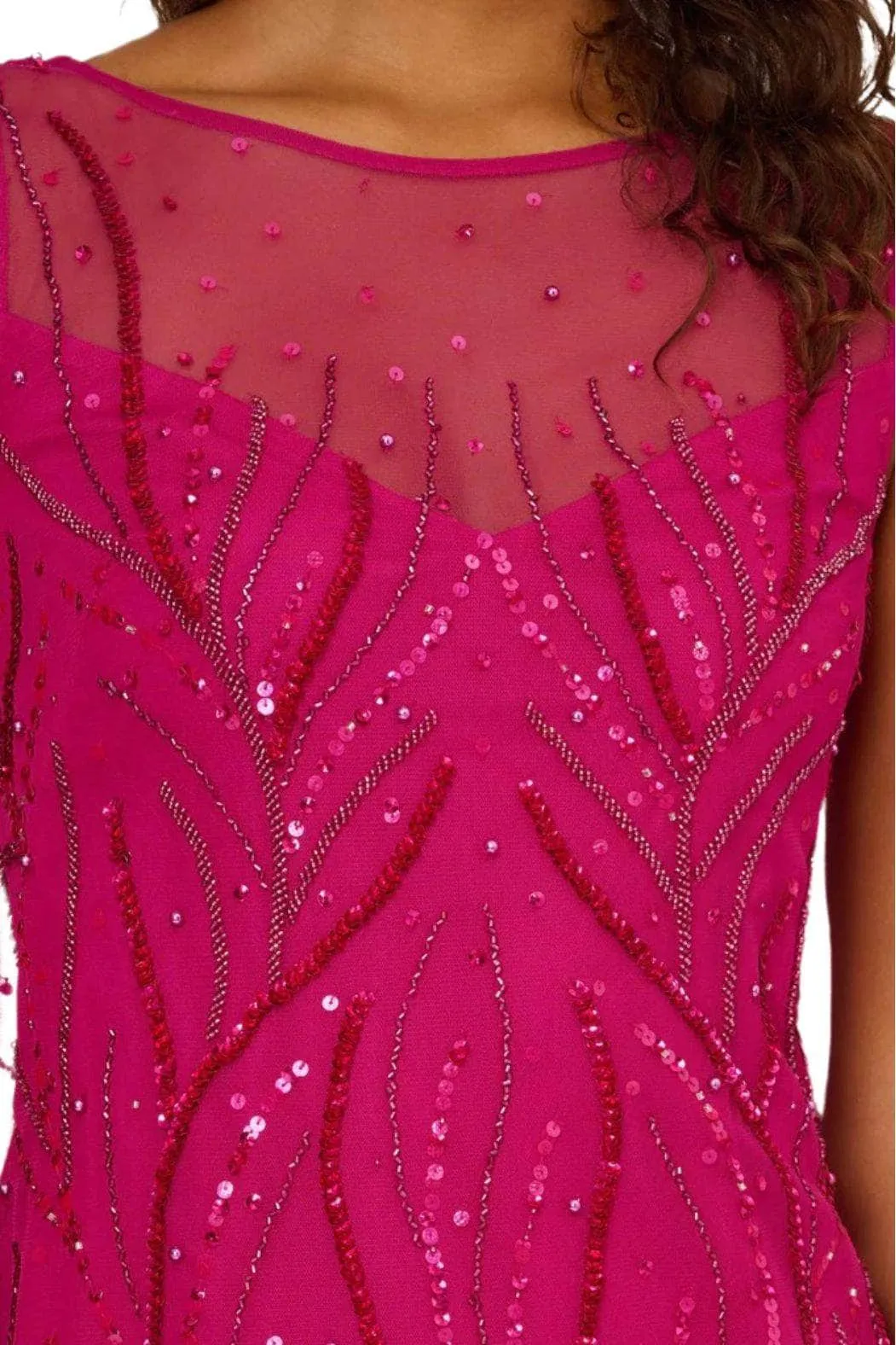 Adrianna Papell AP1E210846 - Beaded Sheath Dress