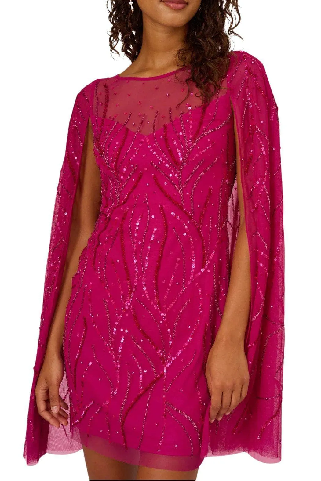 Adrianna Papell AP1E210846 - Beaded Sheath Dress