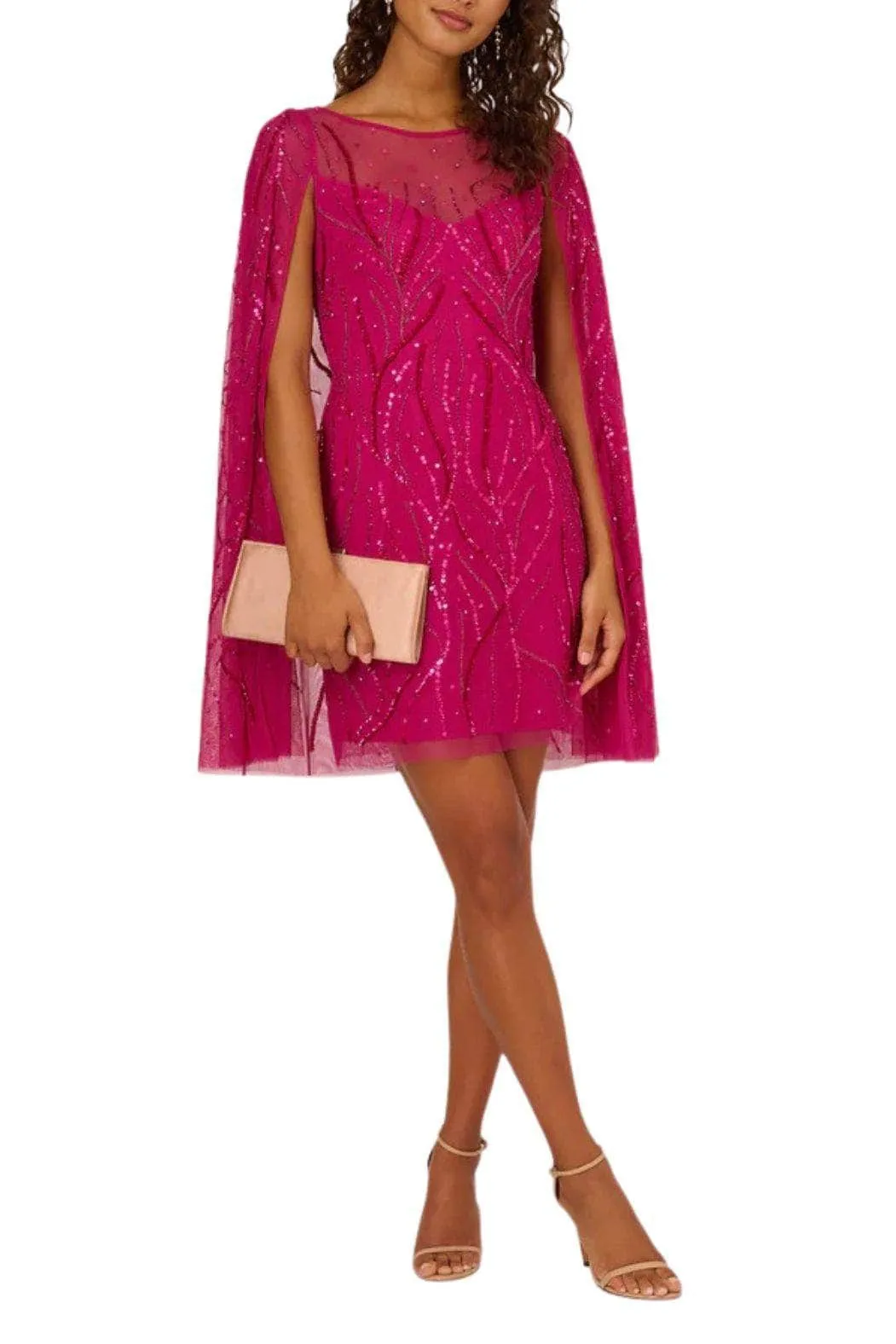 Adrianna Papell AP1E210846 - Beaded Sheath Dress
