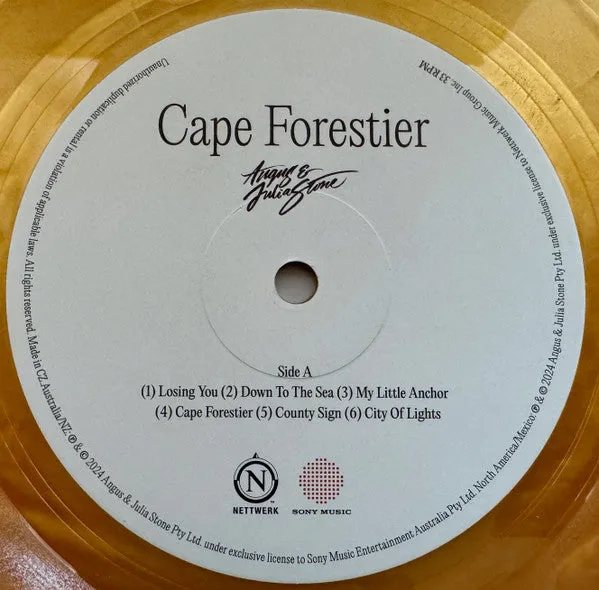 Angus & Julia Stone Cape Forestier (GOLD VINYL) LP Mint (M) Mint (M)