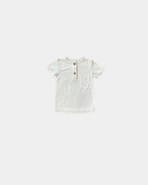 Baby Sprouts S/S Henley - Cream