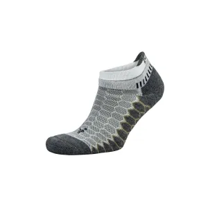 Balega Silver No Show Socks - White/Grey