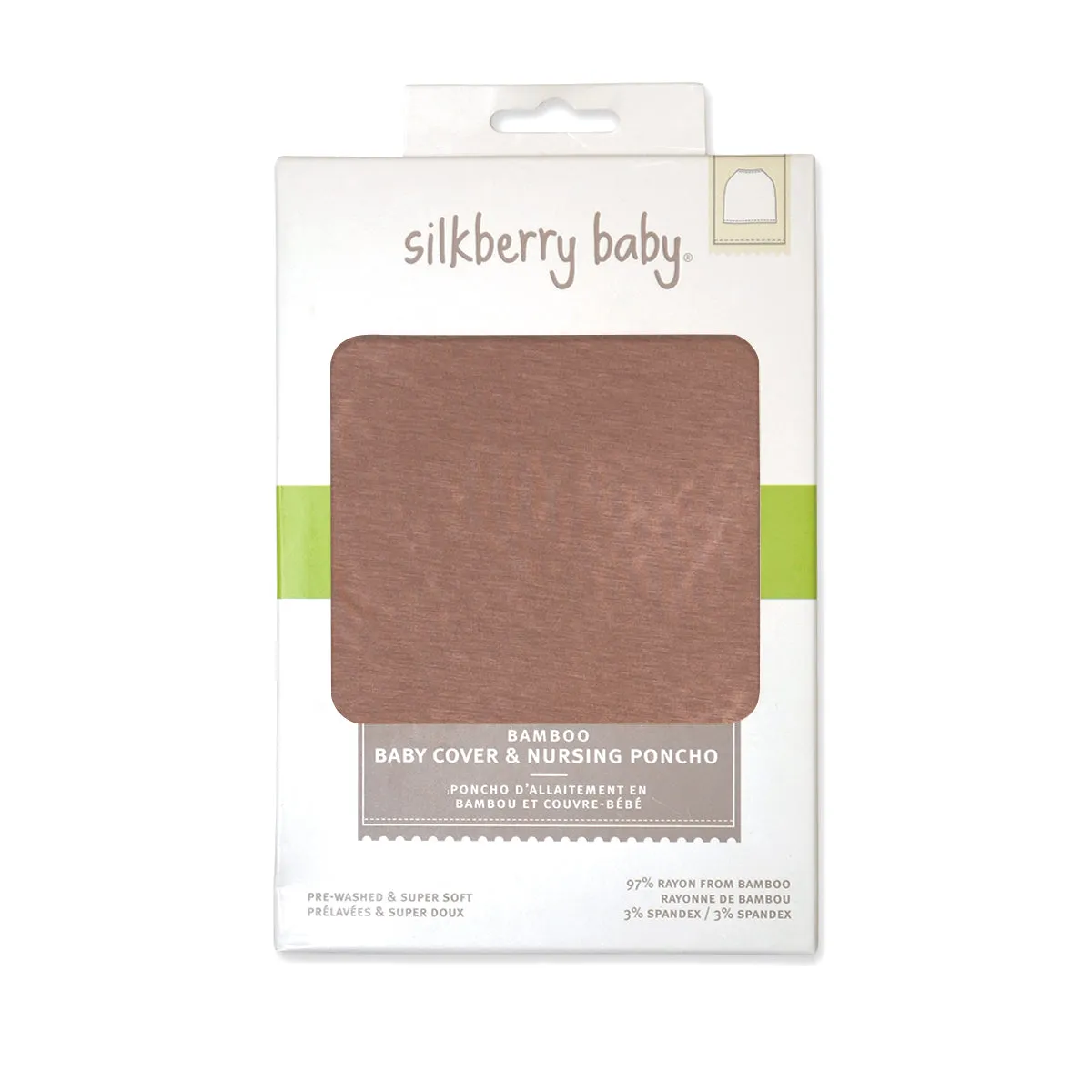 Bamboo Baby Cover & Nursing Poncho (Beaver Fur)