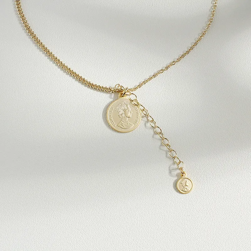 Baroque Single Pearl Bracelet with Gold Plated Chain