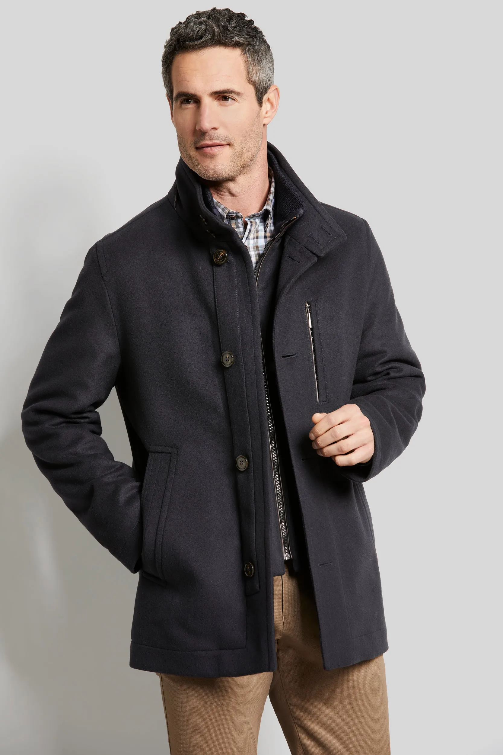 Bugatti Wool Lined Jacket - Navy