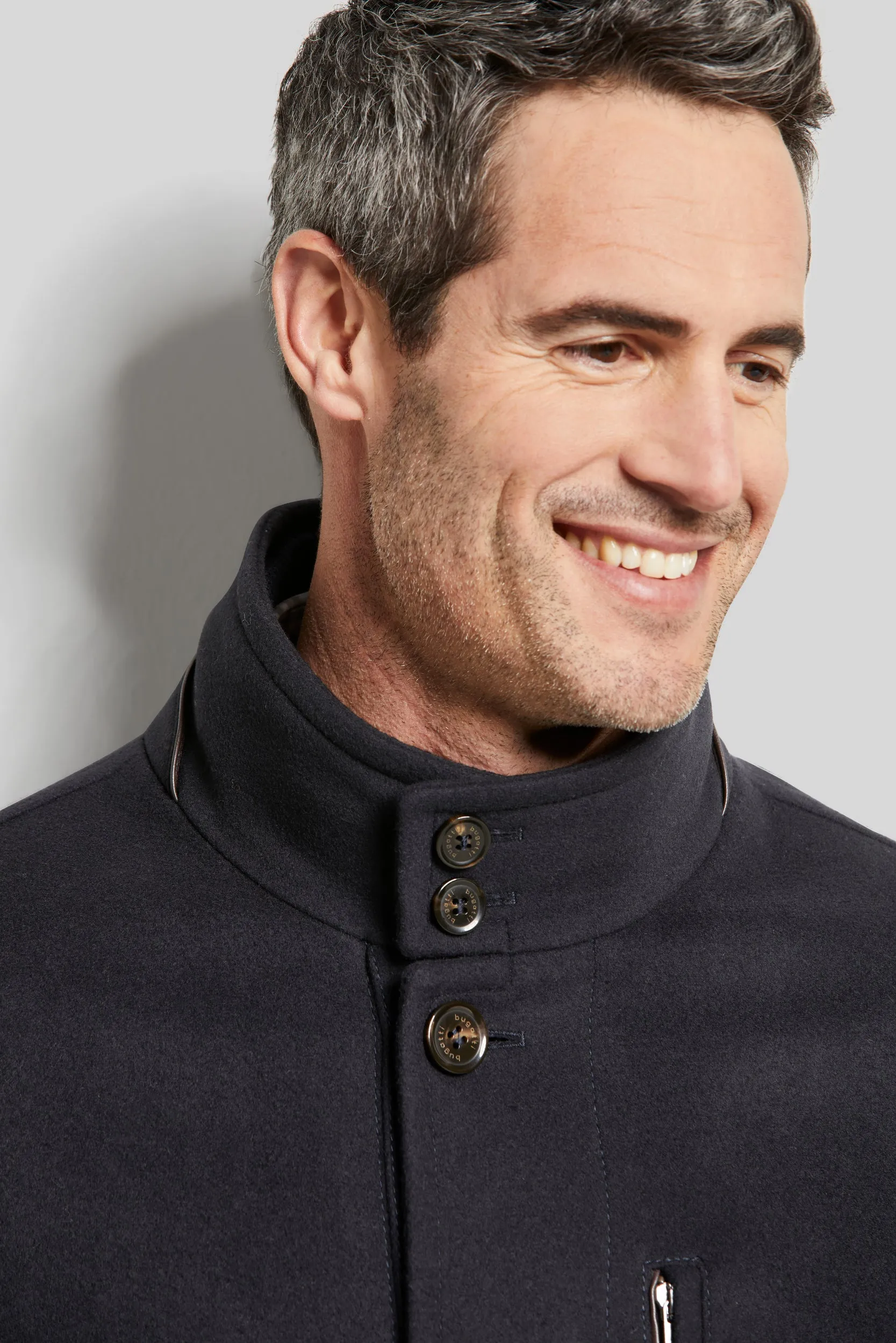 Bugatti Wool Lined Jacket - Navy