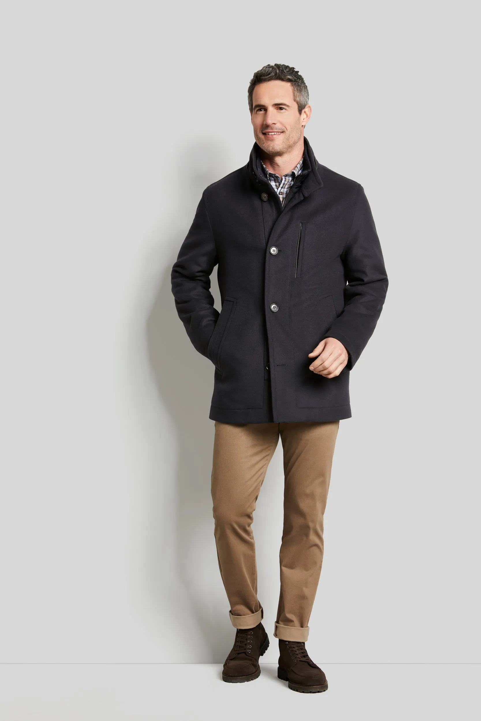 Bugatti Wool Lined Jacket - Navy