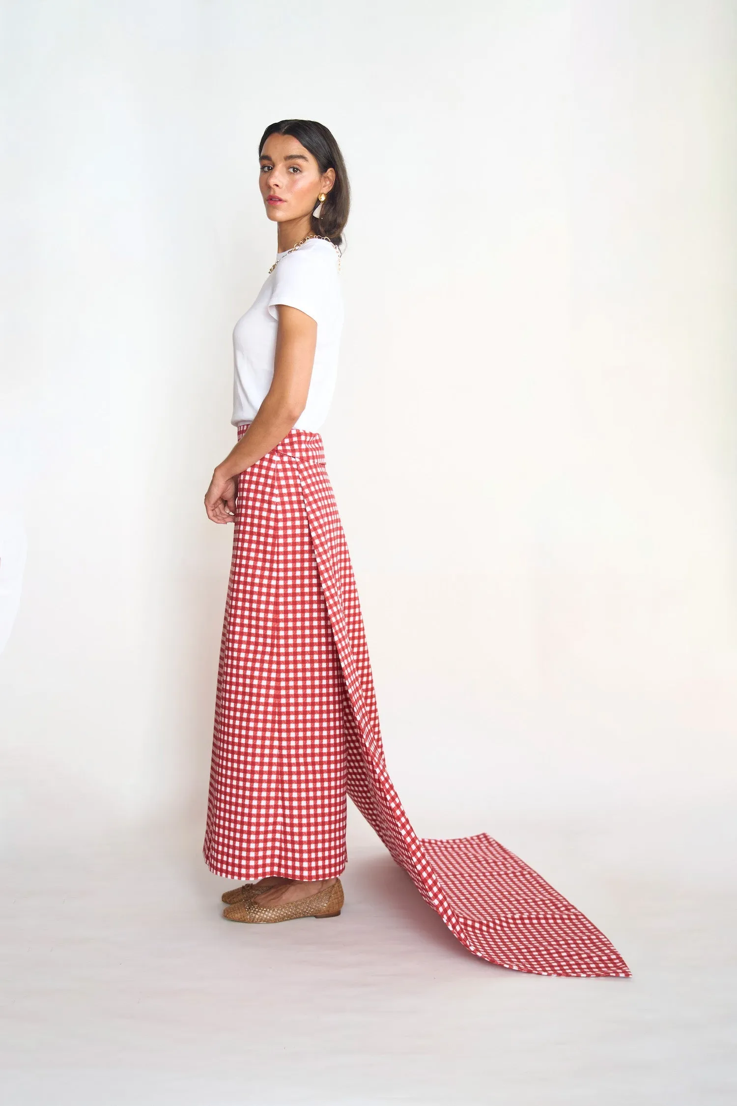 BYRDIE GOLF SOCIAL WEAR Spritz Midi Skirt