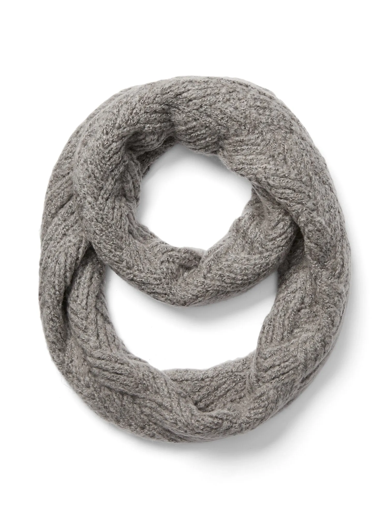 Cable-Knit Infinity Scarf