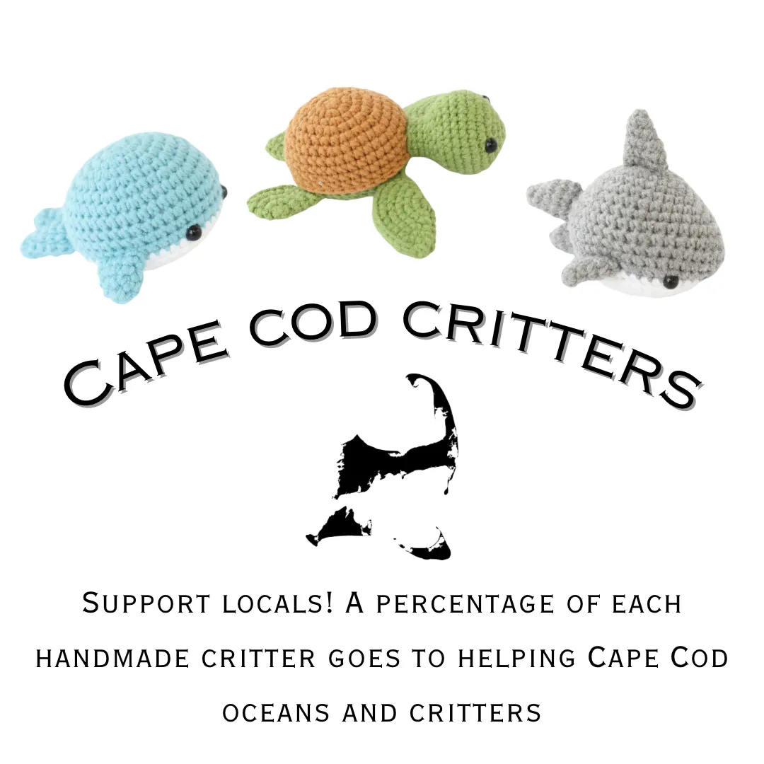 Cape Cod Critters USA handmade Crochet Sea Animals: Sharks