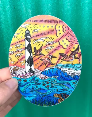 Cape Lookout Sticker