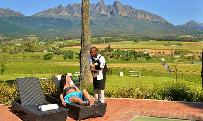 Cape Winelands: 1-Night Stay for Two with Wine Tasting & R100 Wine Voucher at Val Du Charron Wine & Leisure Estate