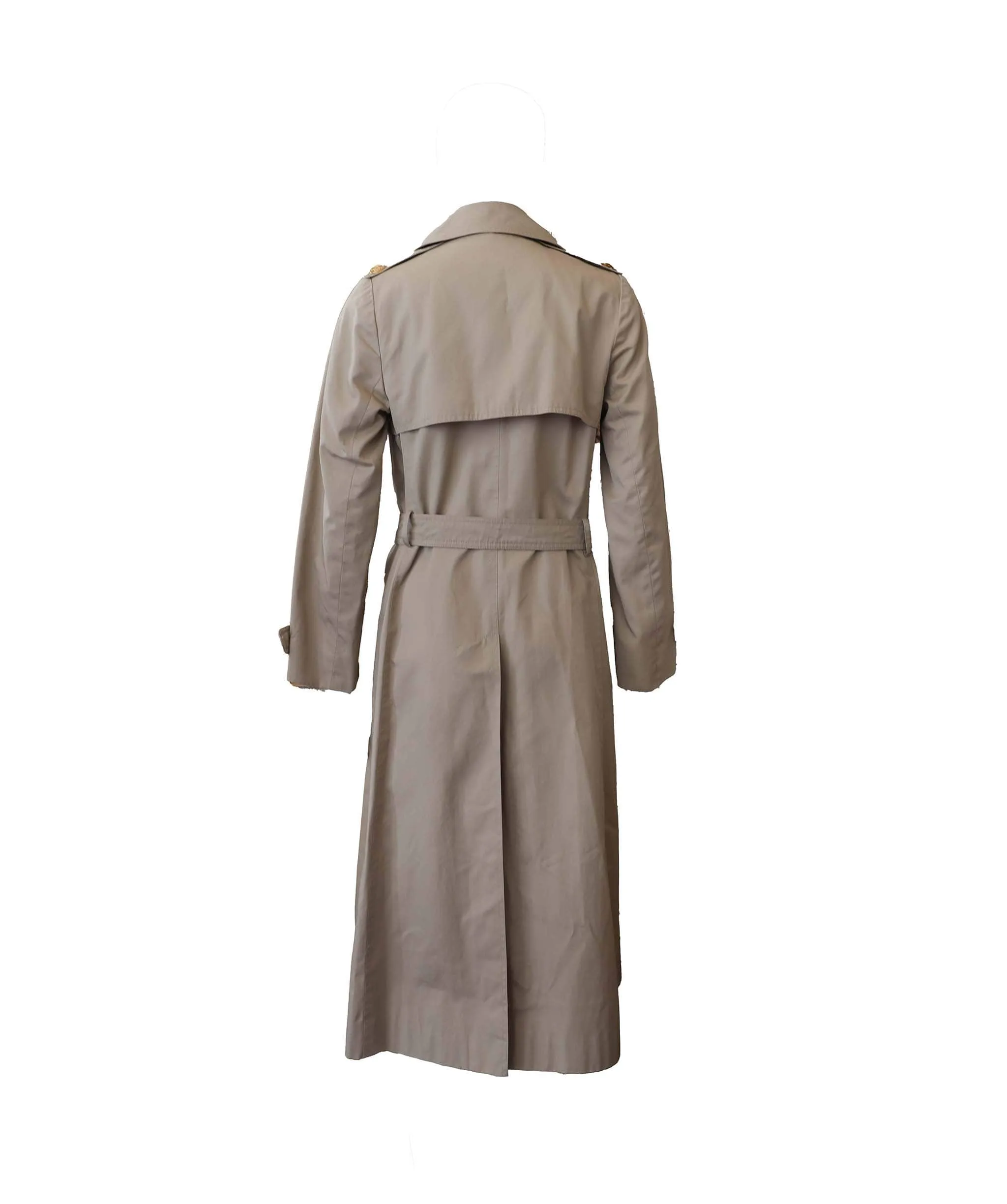 Celine Macadem Logo Button Trench Coat Beige DXBS2016