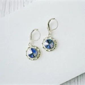 Crystal Earrings with Surgical Steel Ear Wire