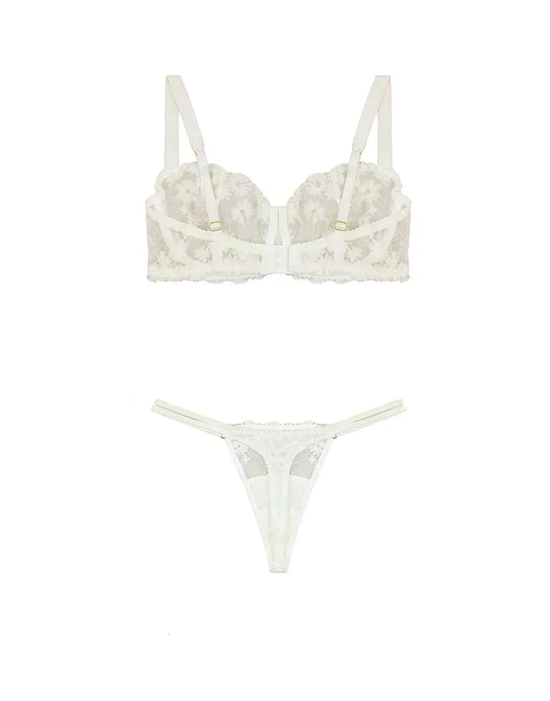 Daisy Balcony Bra & Thong