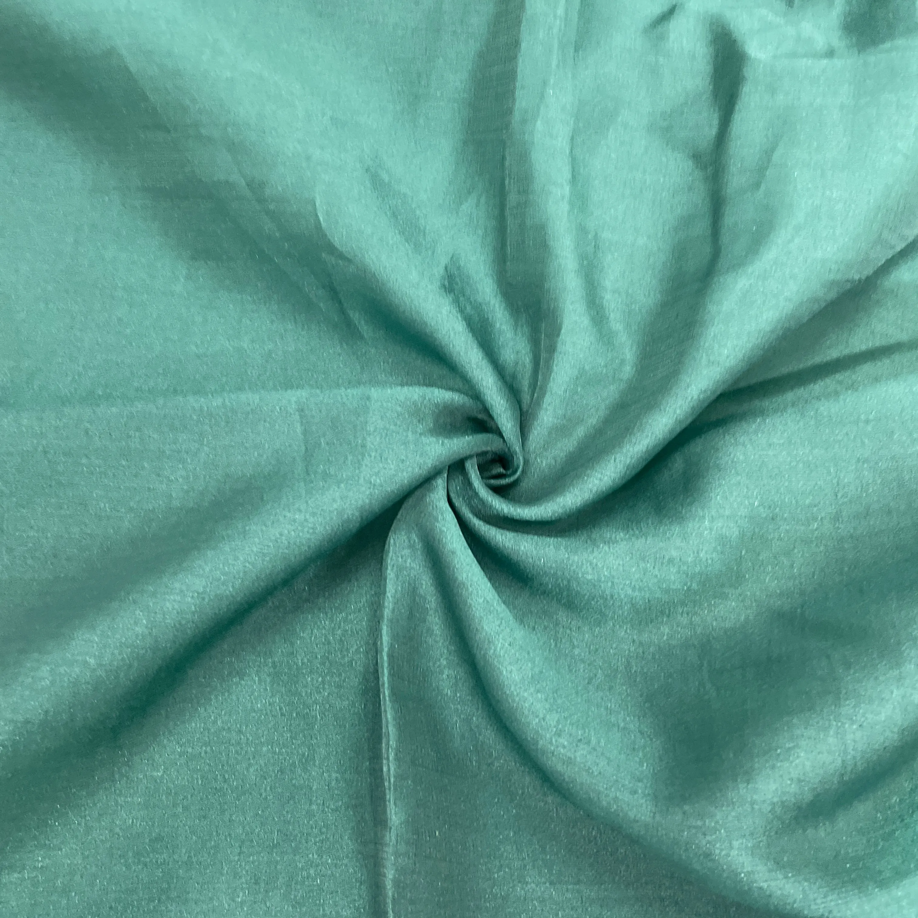 Dark Green Solid Tissue Fabric