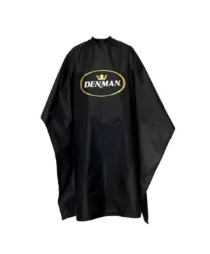 Denman  Hairdressing Nylon Cape Black