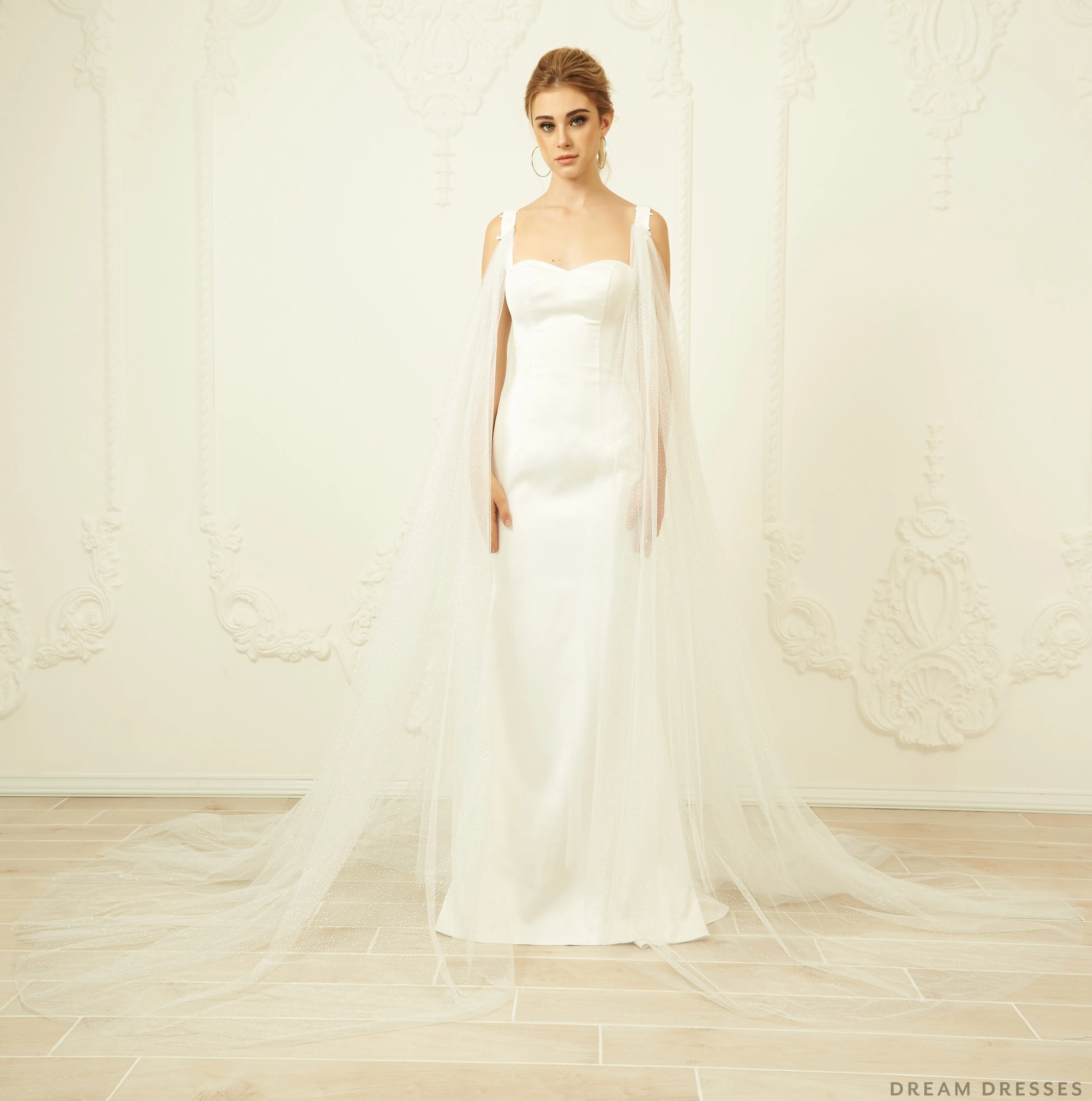 Detachable Wedding Sleeve Cape (#ISOTTA)