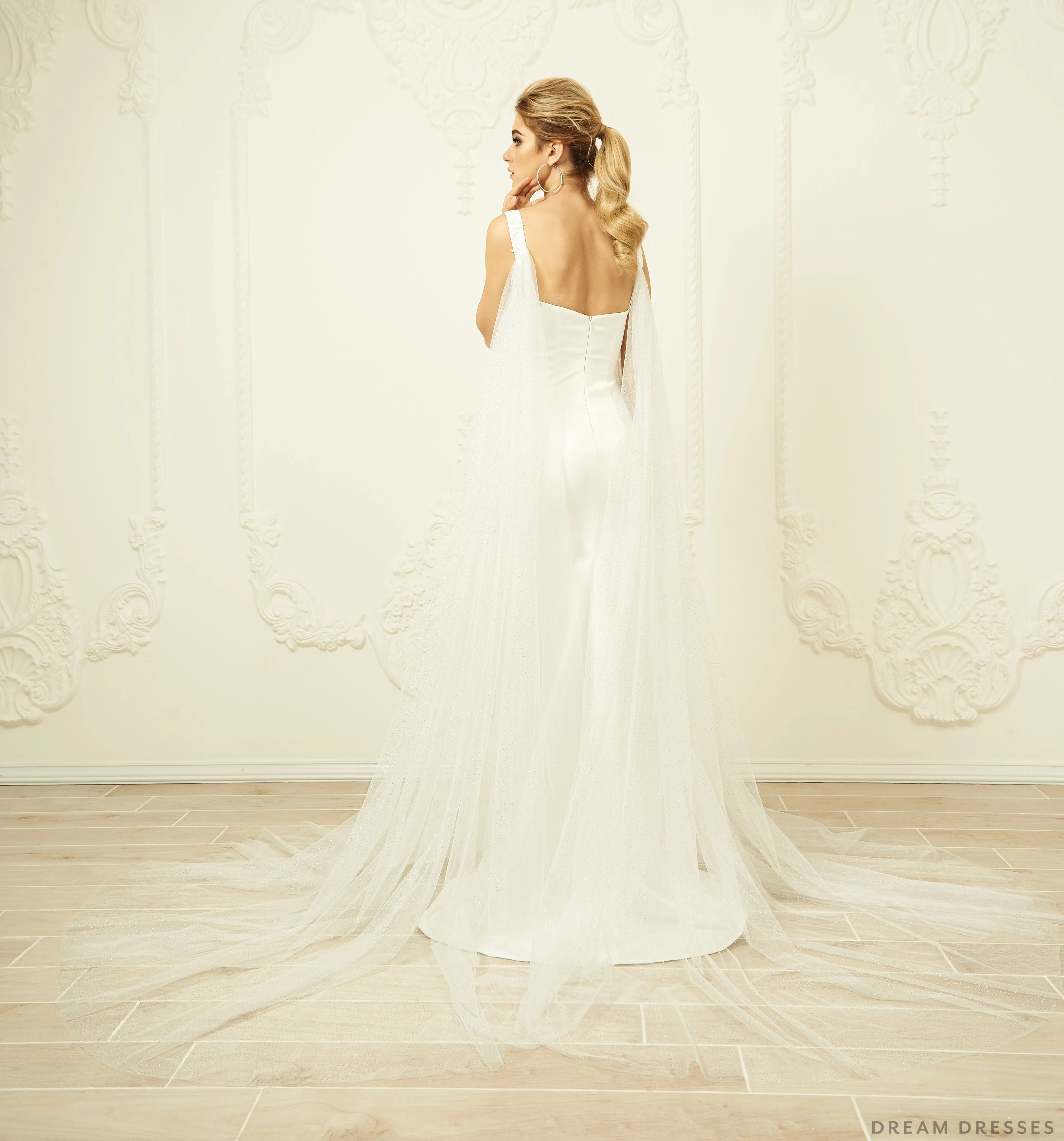 Detachable Wedding Sleeve Cape (#ISOTTA)