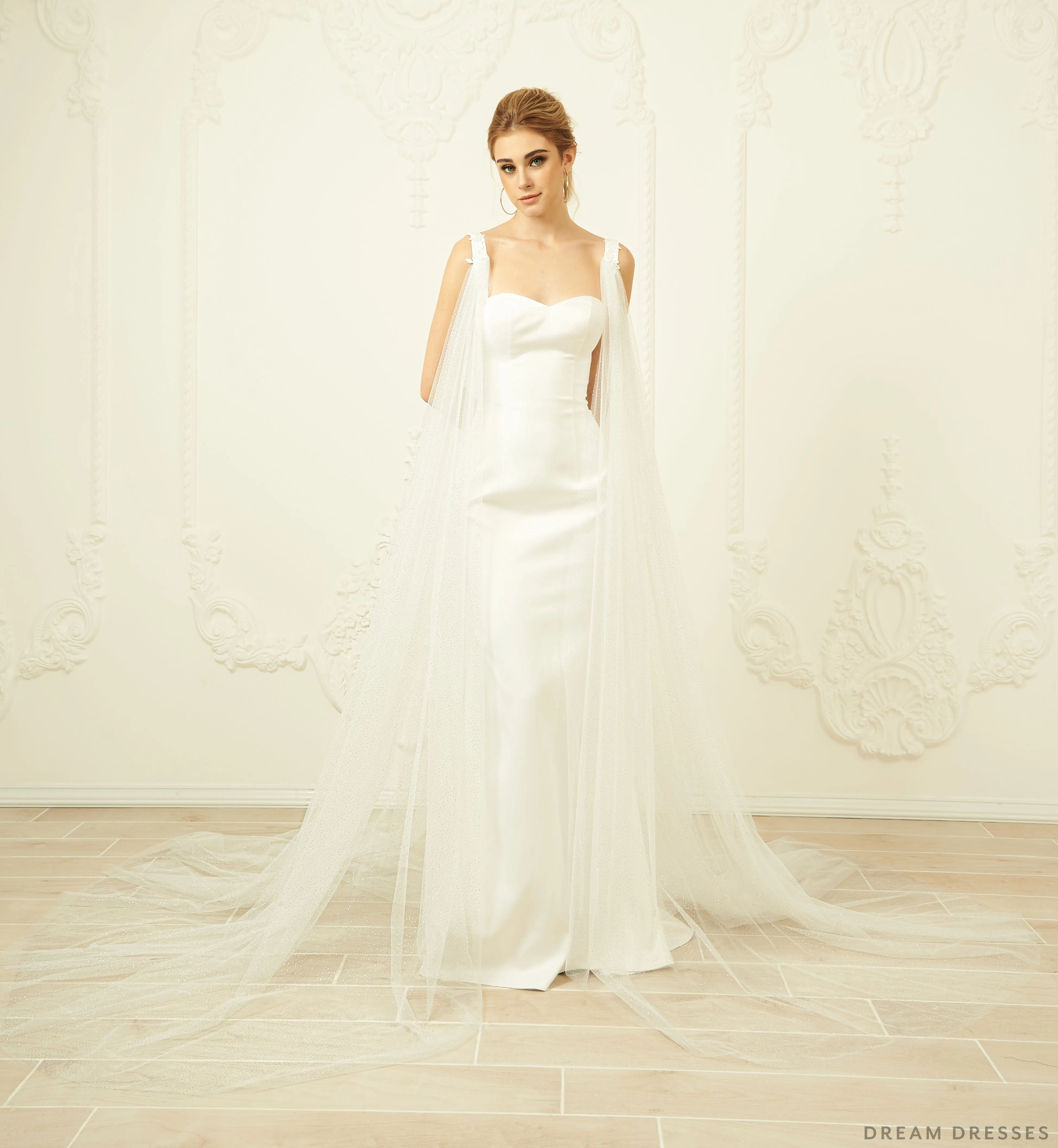 Detachable Wedding Sleeve Cape (#ISOTTA)
