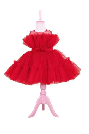 Diana Red Party Dress