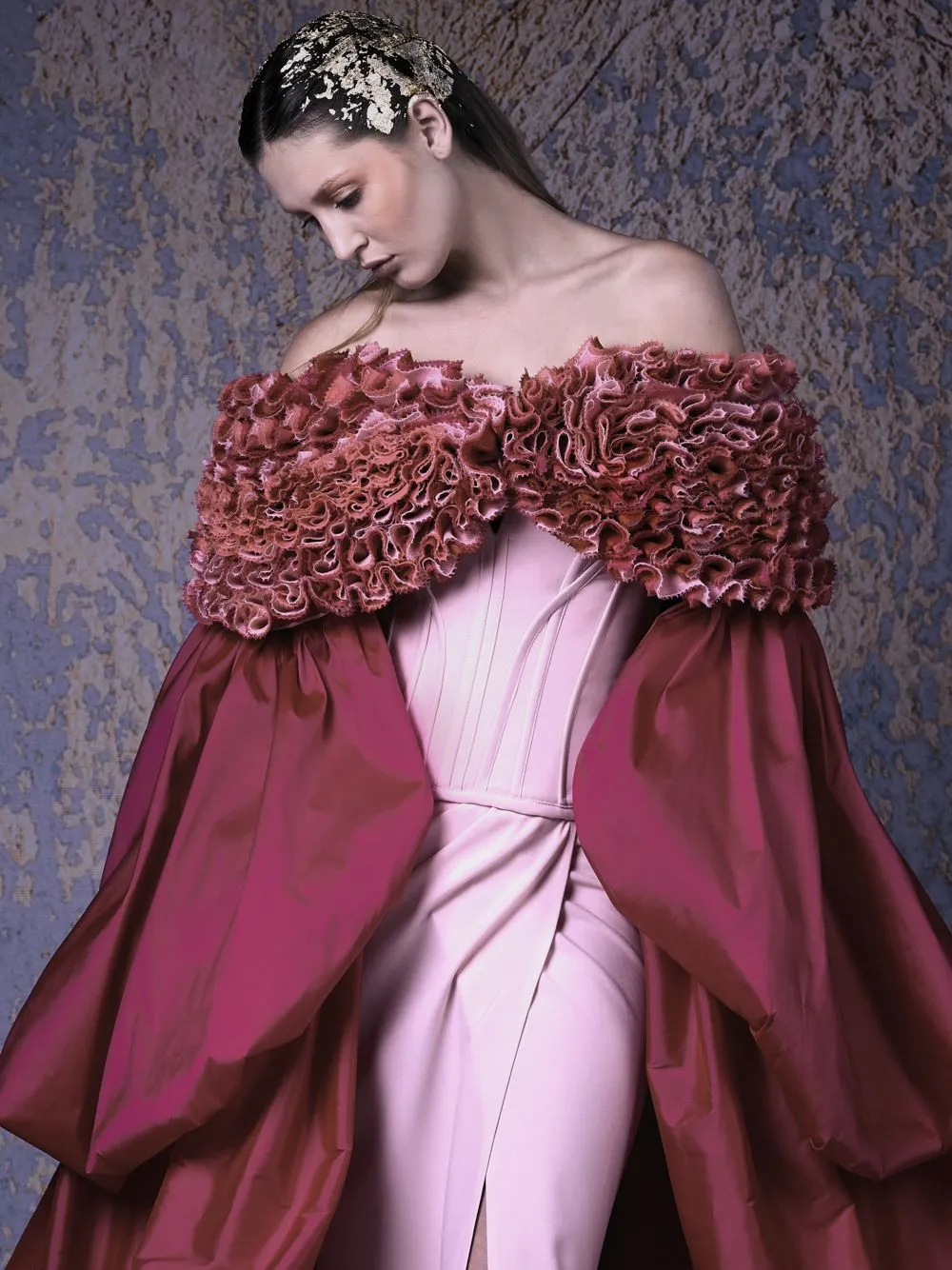 ENCRUSTED ROYAL CAPE