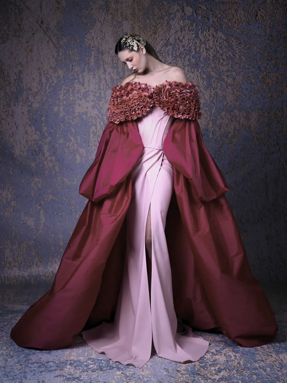 ENCRUSTED ROYAL CAPE