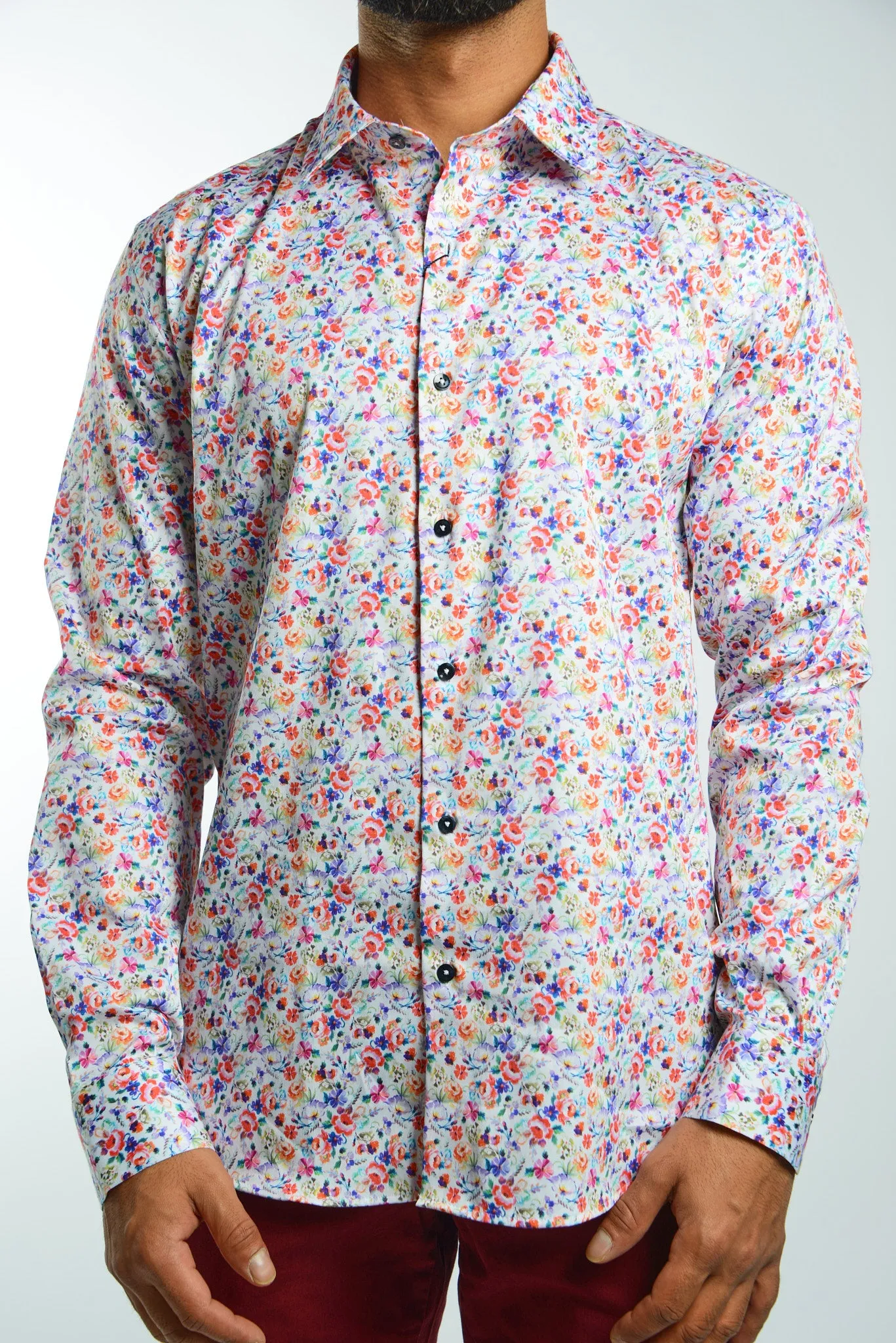 EURO SATEEN LS SPORT SHIRT