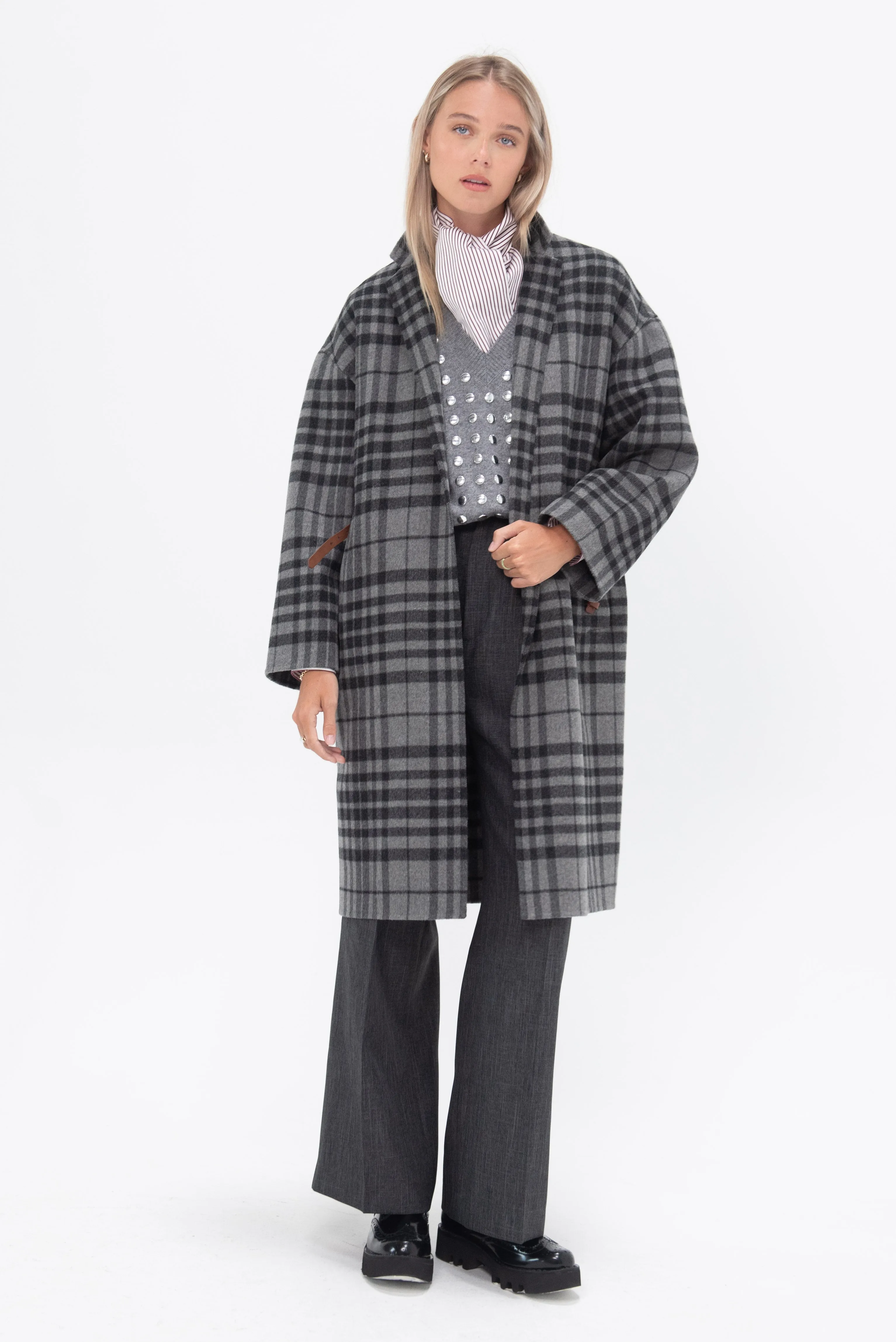 Flannel Coat, Grey
