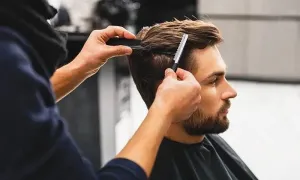 Gents Cut & Scalp Massage with optional Beard Trim at Salon Mystique