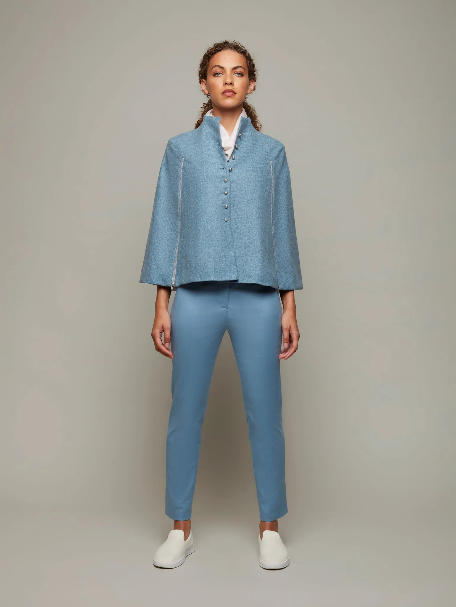 GLADE | Lambswool Zip Cape