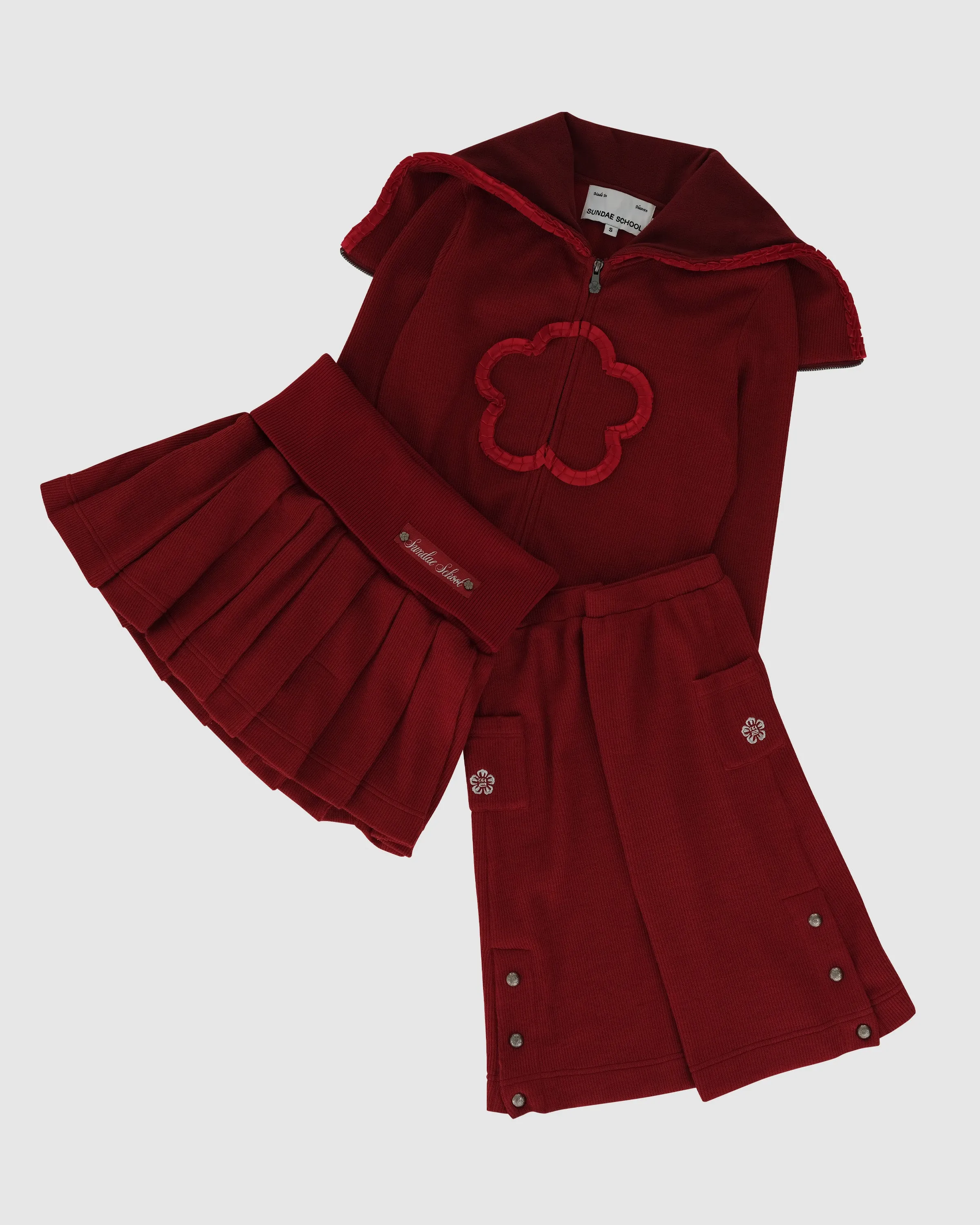 GOCHUJANG KNIT FOLD OVER SKIRT   LEGWARMER