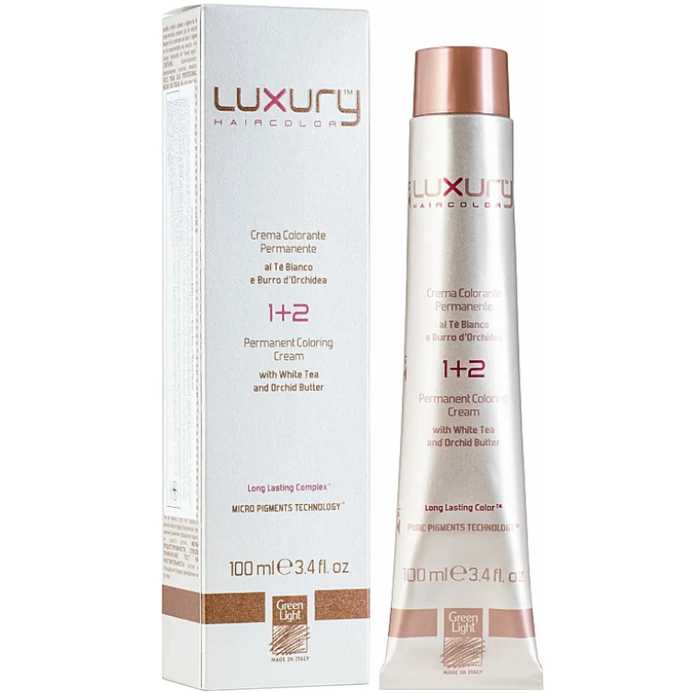 Green Light Luxury Haircolor 100ml - Крем-фарба для волосся з білим чаєм та екстрактом орхідеї (Блонди) 100мл