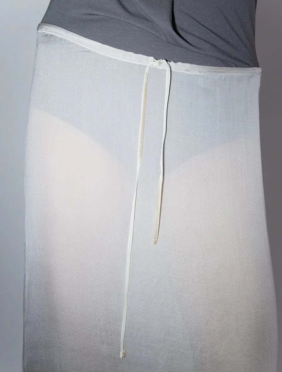 Grey Sheer Mileva Skirt
