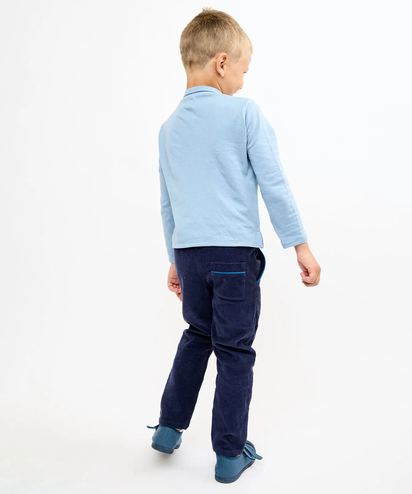 Henley T-Shirt, Dusty Blue