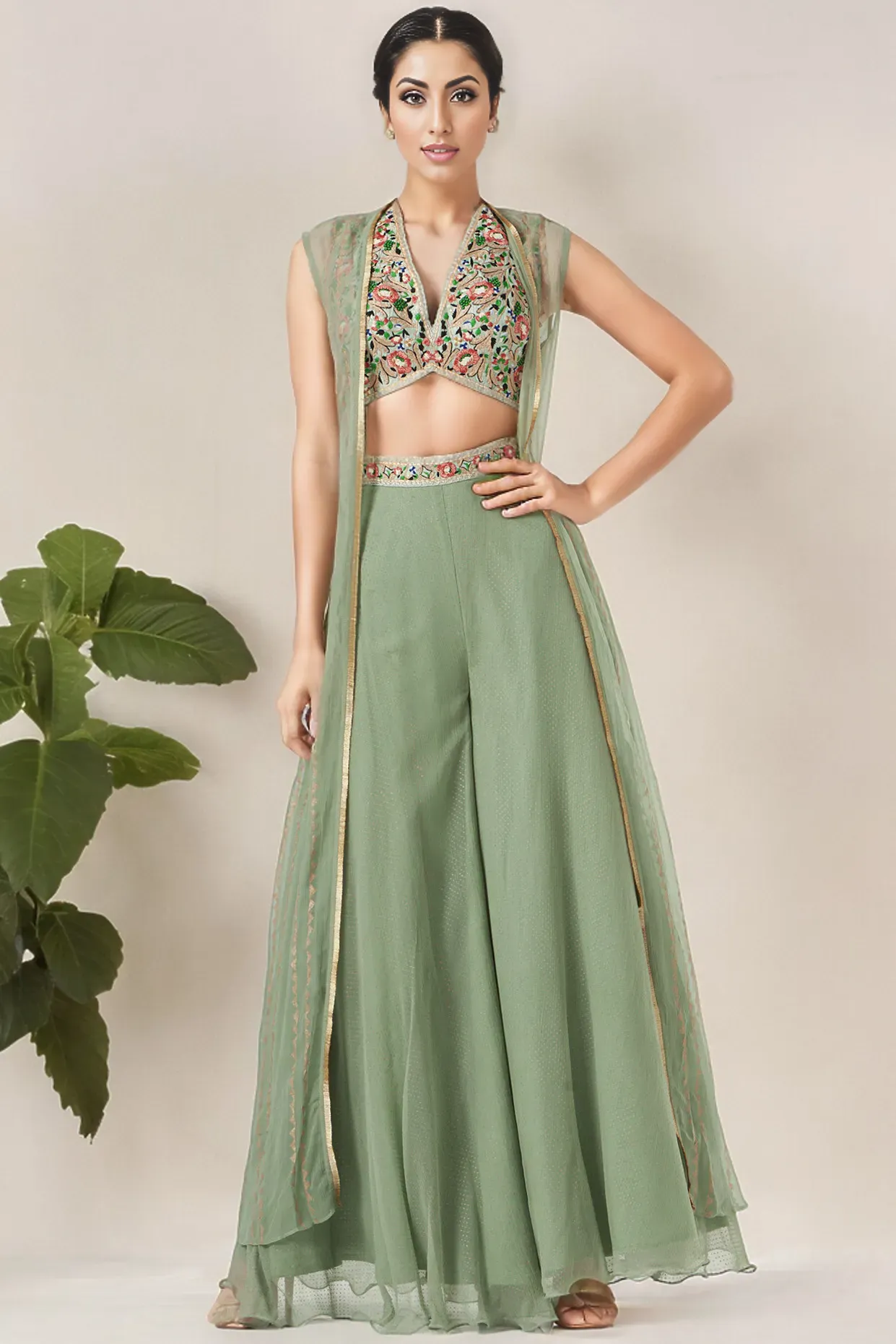 Jade Printed Pant Set
