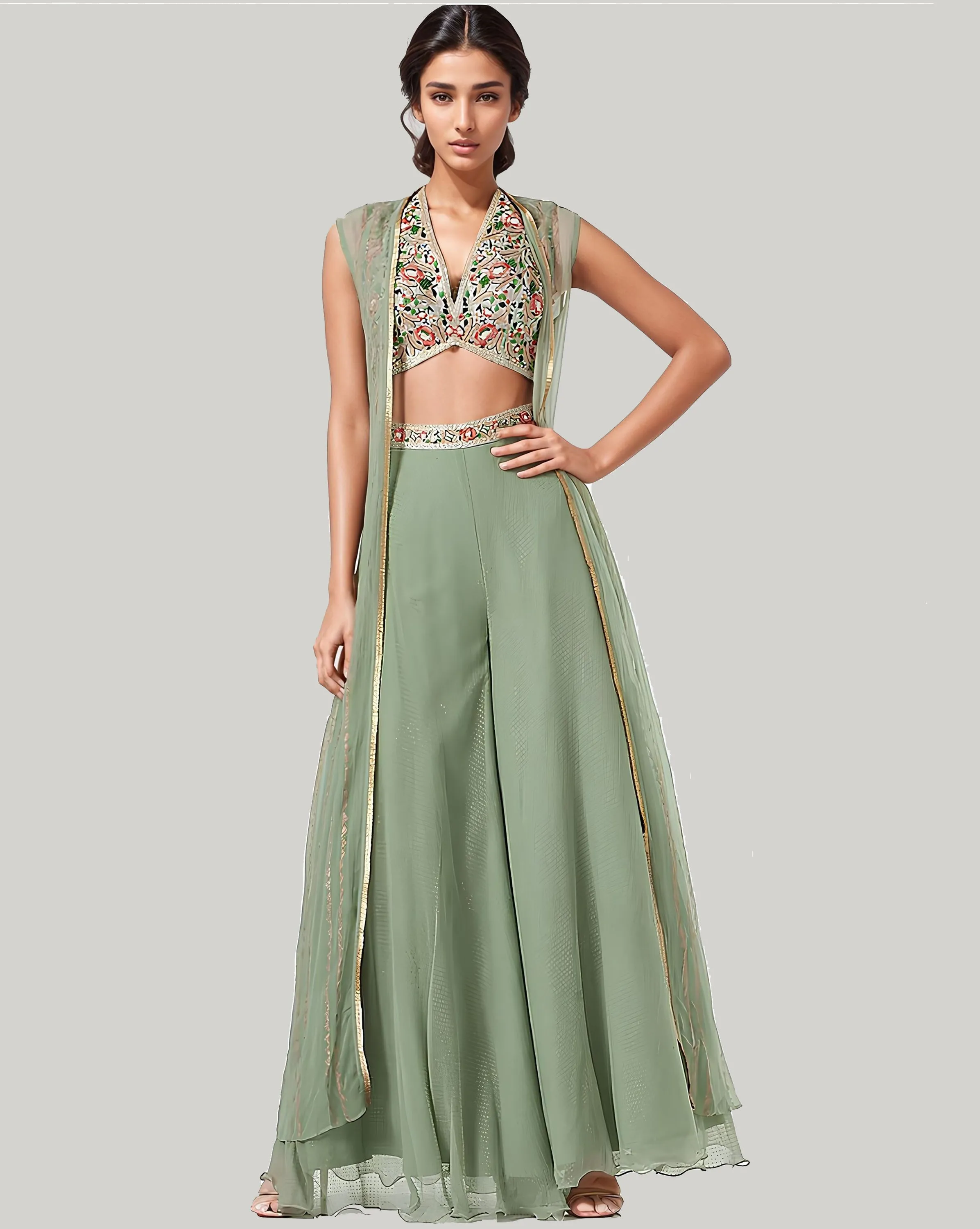 Jade Printed Pant Set