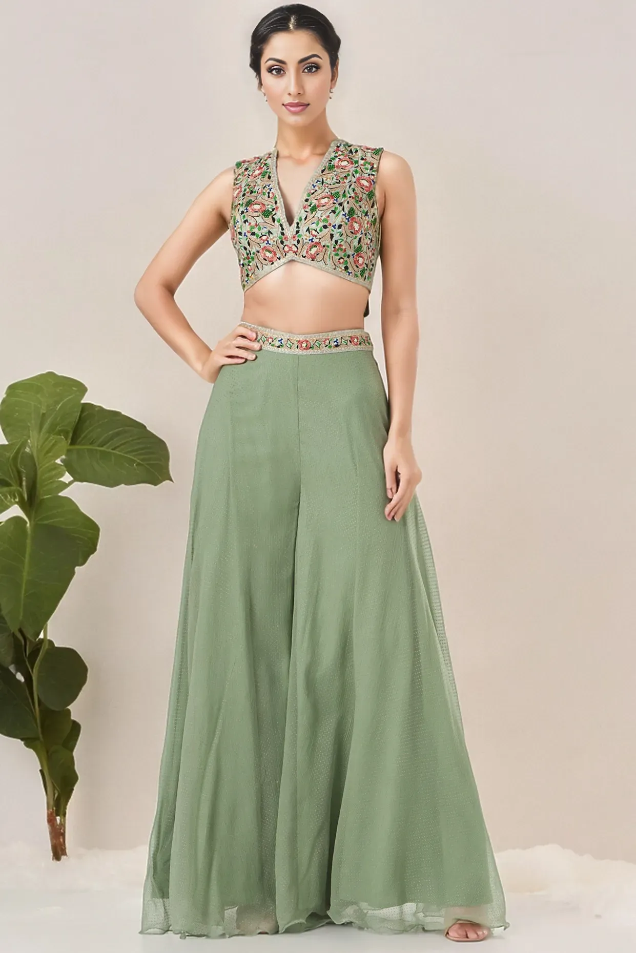 Jade Printed Pant Set