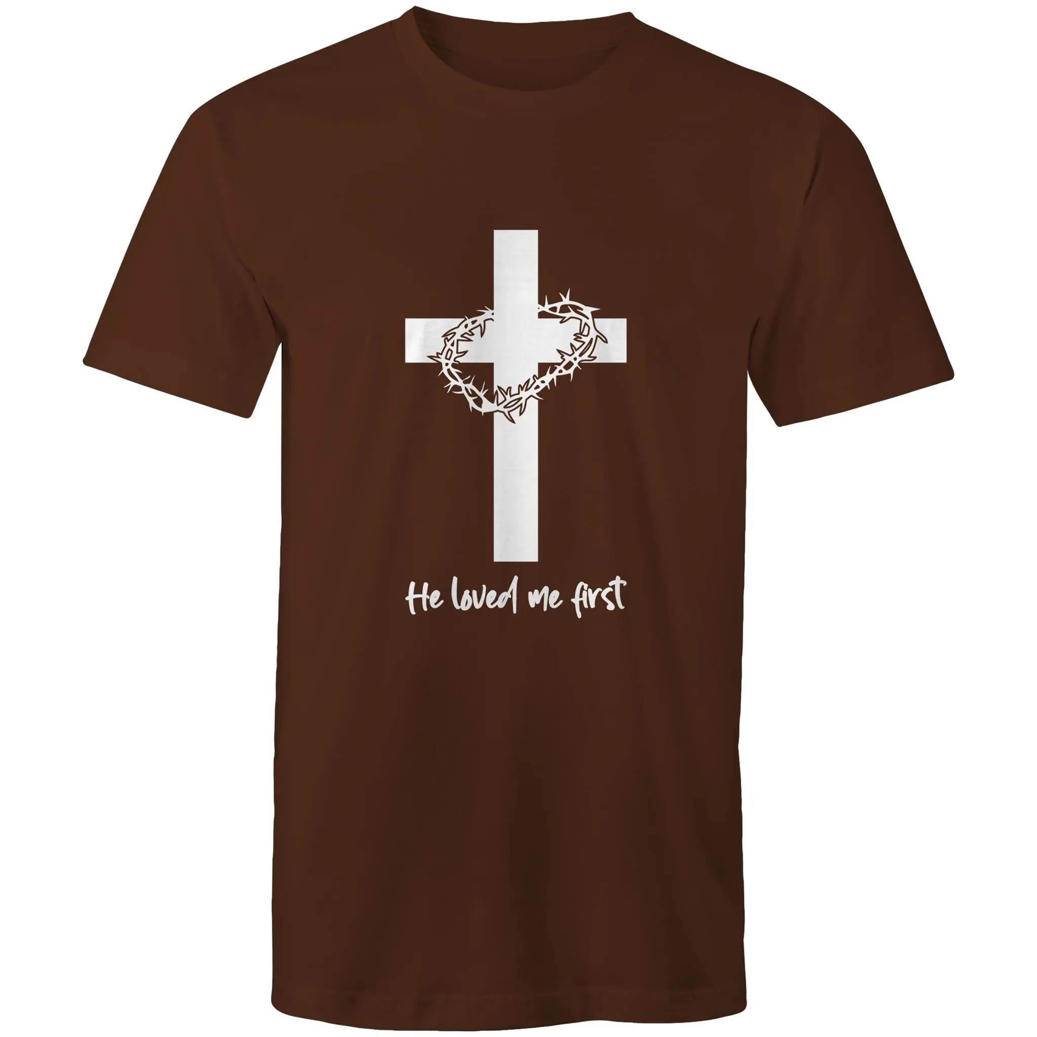 Jesus Christ Loved Me First Men's T-Shirt