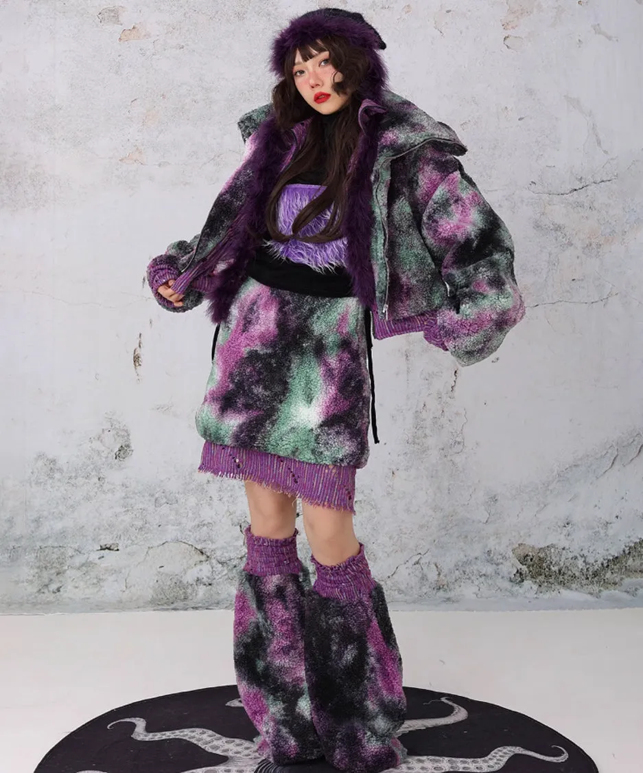 Layered Camouflage Skirt