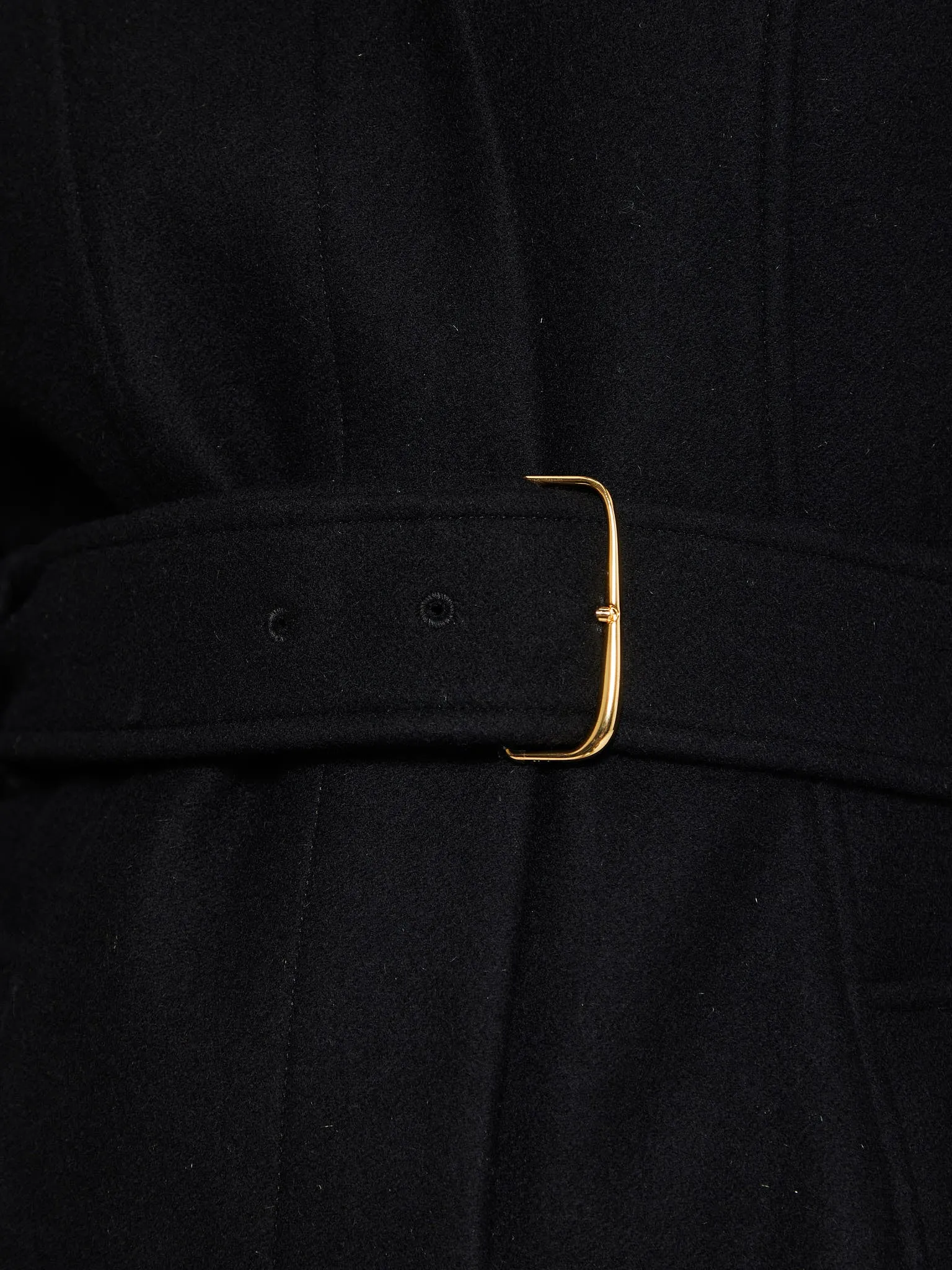 Le Manteau Bari Coat in Black