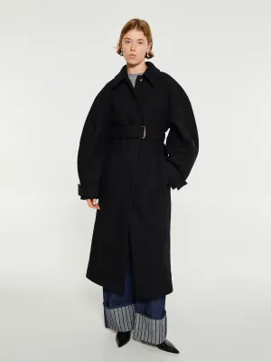 Le Manteau Bari Coat in Black