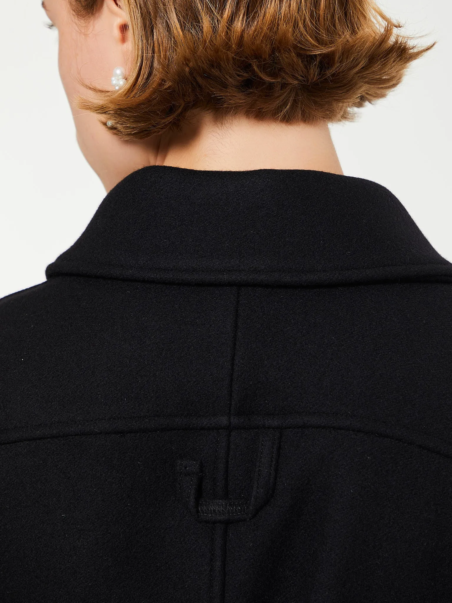 Le Manteau Bari Coat in Black