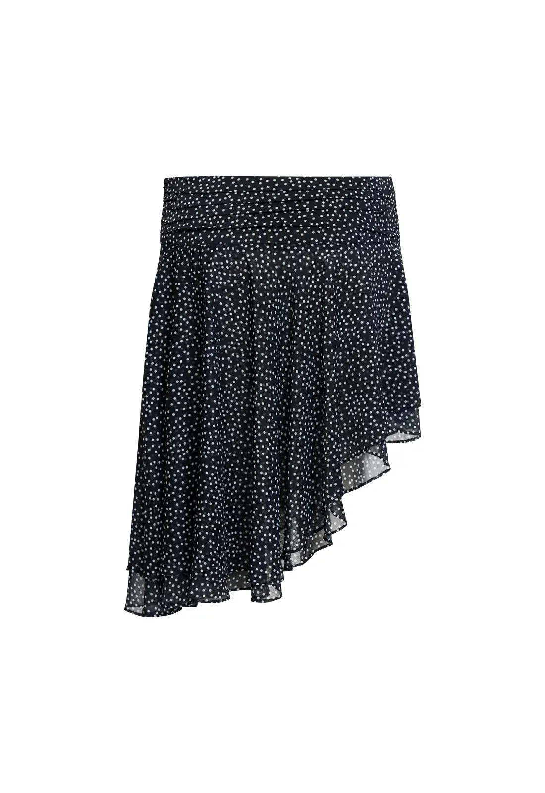 Legacy Midi Skirt - Onyx Polka