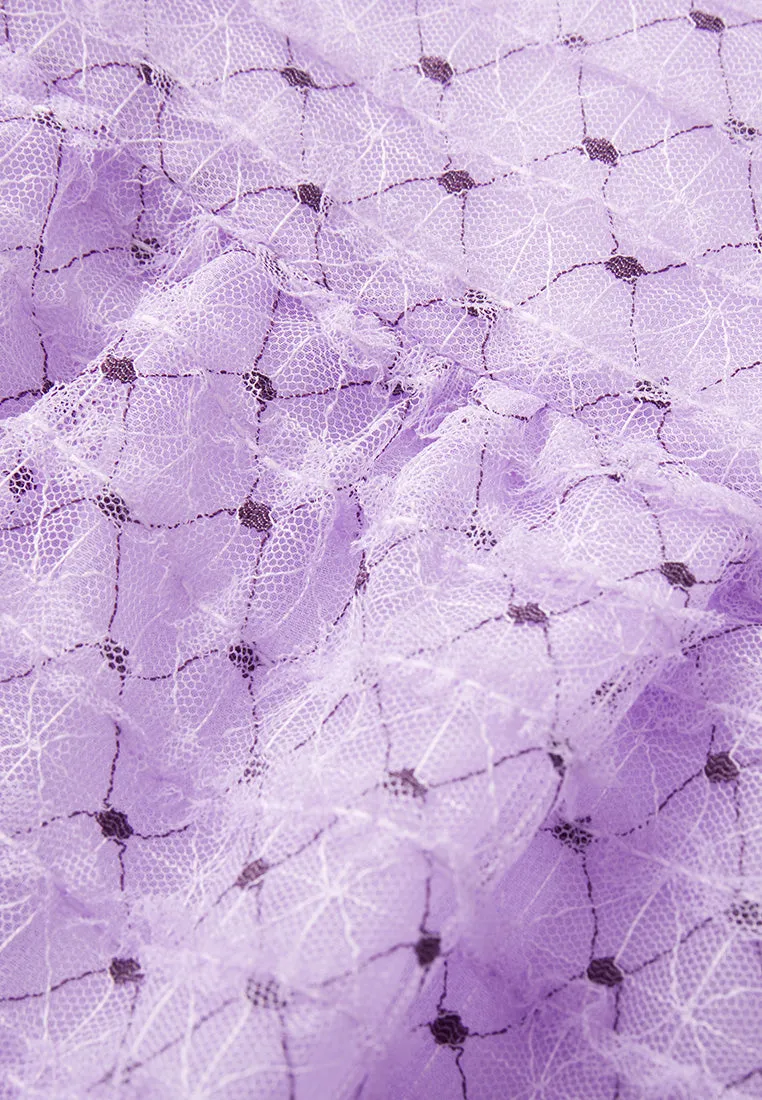 Lithe Lilac Layered Skirt
