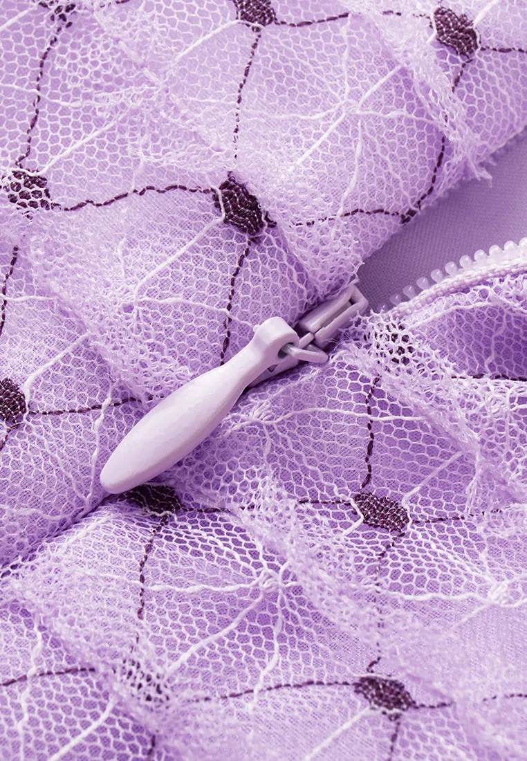 Lithe Lilac Layered Skirt