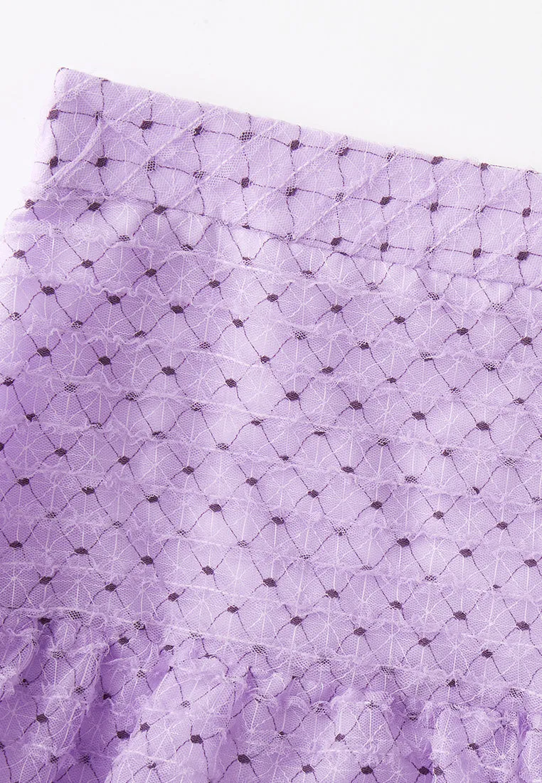 Lithe Lilac Layered Skirt
