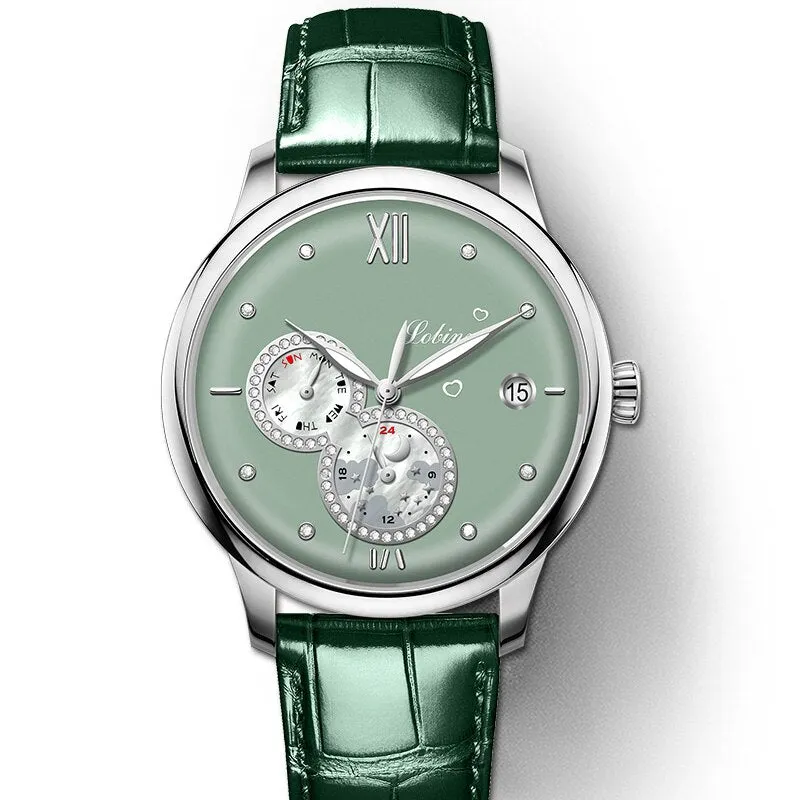 Lobinni Automatic Ladies Green 2066